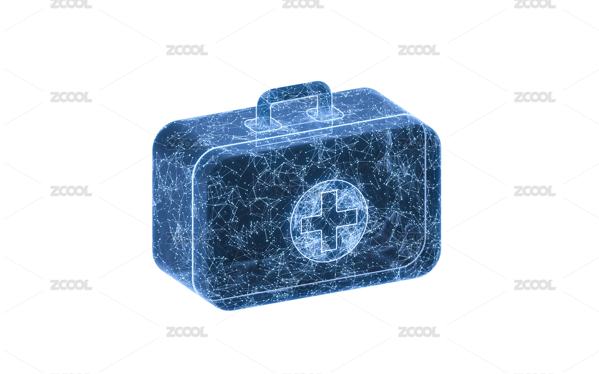 藍(lán)色科技結(jié)構(gòu)醫(yī)藥箱3D渲染（主預(yù)覽-2159810） - 未分類 - 站酷設(shè)計(jì)師VinkFan原創(chuàng)素材 - 站酷ZCOOL