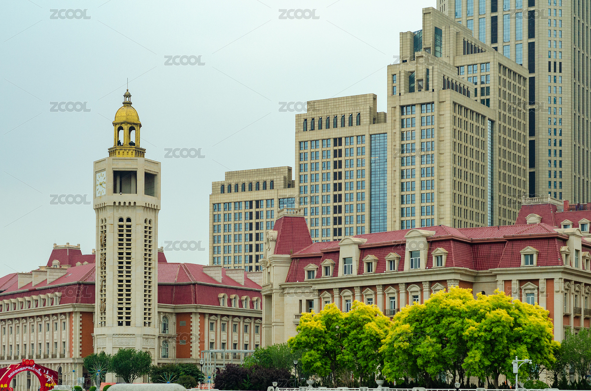 中國天津和平區(qū)的津灣廣場（主預(yù)覽-638676） - 未分類 - 站酷設(shè)計師云海路漫漫原創(chuàng)素材 - 站酷ZCOOL