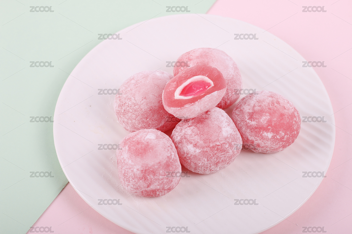 草莓味棉花糖麻薯團子（主預(yù)覽-4358060） - 未分類 - 站酷設(shè)計師火星q原創(chuàng)素材 - 站酷ZCOOL