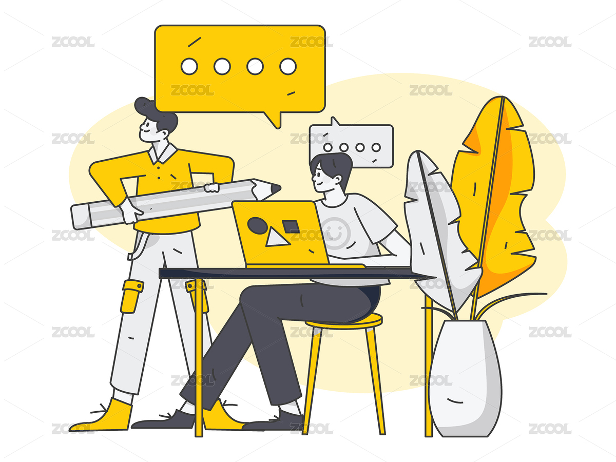 與咨詢顧問進(jìn)行溝通扁平矢量概念運營插畫（主預(yù)覽-8699580） - 未分類 - 站酷設(shè)計師MonkeyLuffy123原創(chuàng)素材 - 站酷ZCOOL