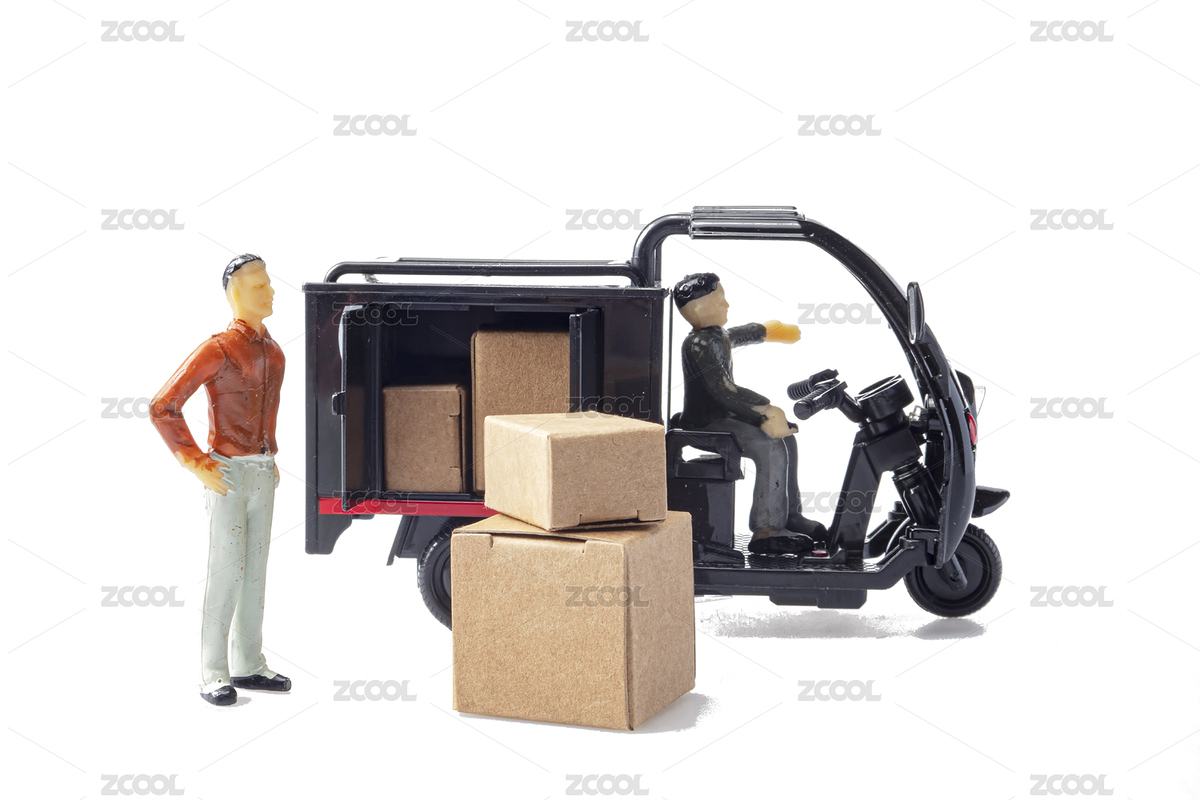 快遞小哥開著快遞車送快遞（主預(yù)覽-1478762） - 未分類 - 站酷設(shè)計(jì)師Asia_Studio原創(chuàng)素材 - 站酷ZCOOL