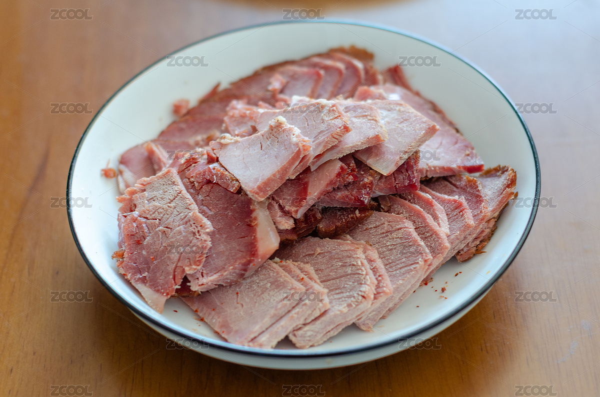 盤(pán)中切片熟肉特寫(xiě)（主預(yù)覽-12485951） - 未分類(lèi) - 站酷設(shè)計(jì)師云海路漫漫原創(chuàng)素材 - 站酷ZCOOL