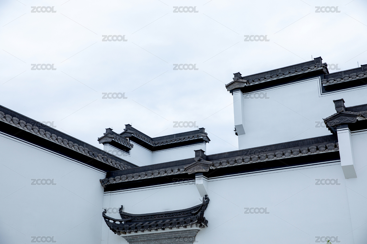 安徽省黄山市歙县徽派建筑群马头墙特写（主预览-5029750） - 未分类 - 站酷设计师黄沙印象原创素材 - 站酷ZCOOL