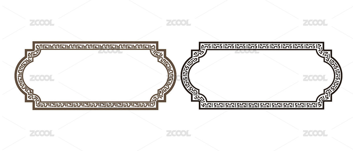中式邊框設(shè)計(jì)（主預(yù)覽-9649043） - 未分類 - 站酷設(shè)計(jì)師字言字語1314原創(chuàng)素材 - 站酷ZCOOL