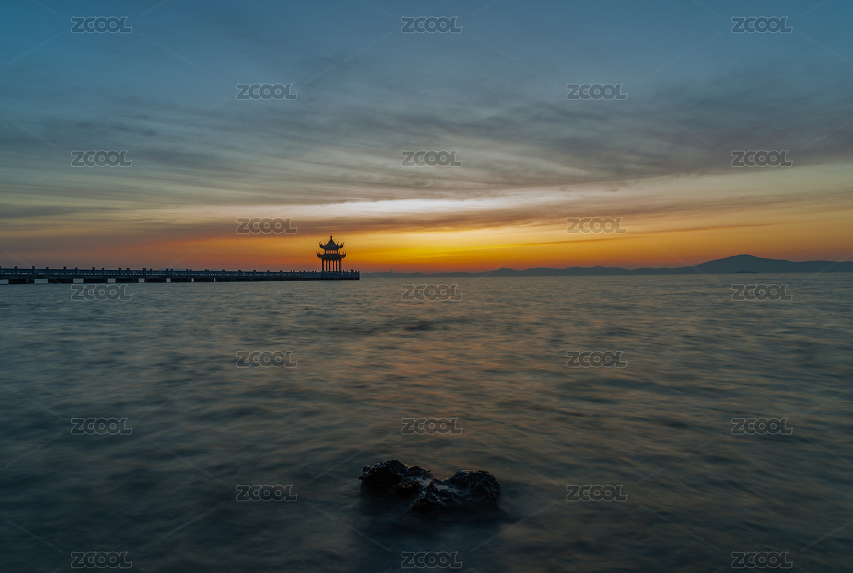 千波橋望湖亭日出（主預(yù)覽-8092070） - 未分類 - 站酷設(shè)計(jì)師ttkl428原創(chuàng)素材 - 站酷ZCOOL