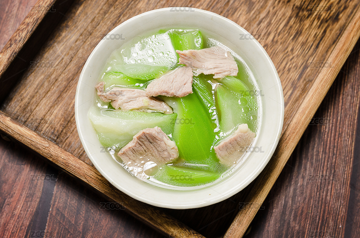 家常菜絲瓜肉片湯（主預覽-1929542） - 未分類 - 站酷設計師今日吃魚原創(chuàng)素材 - 站酷ZCOOL