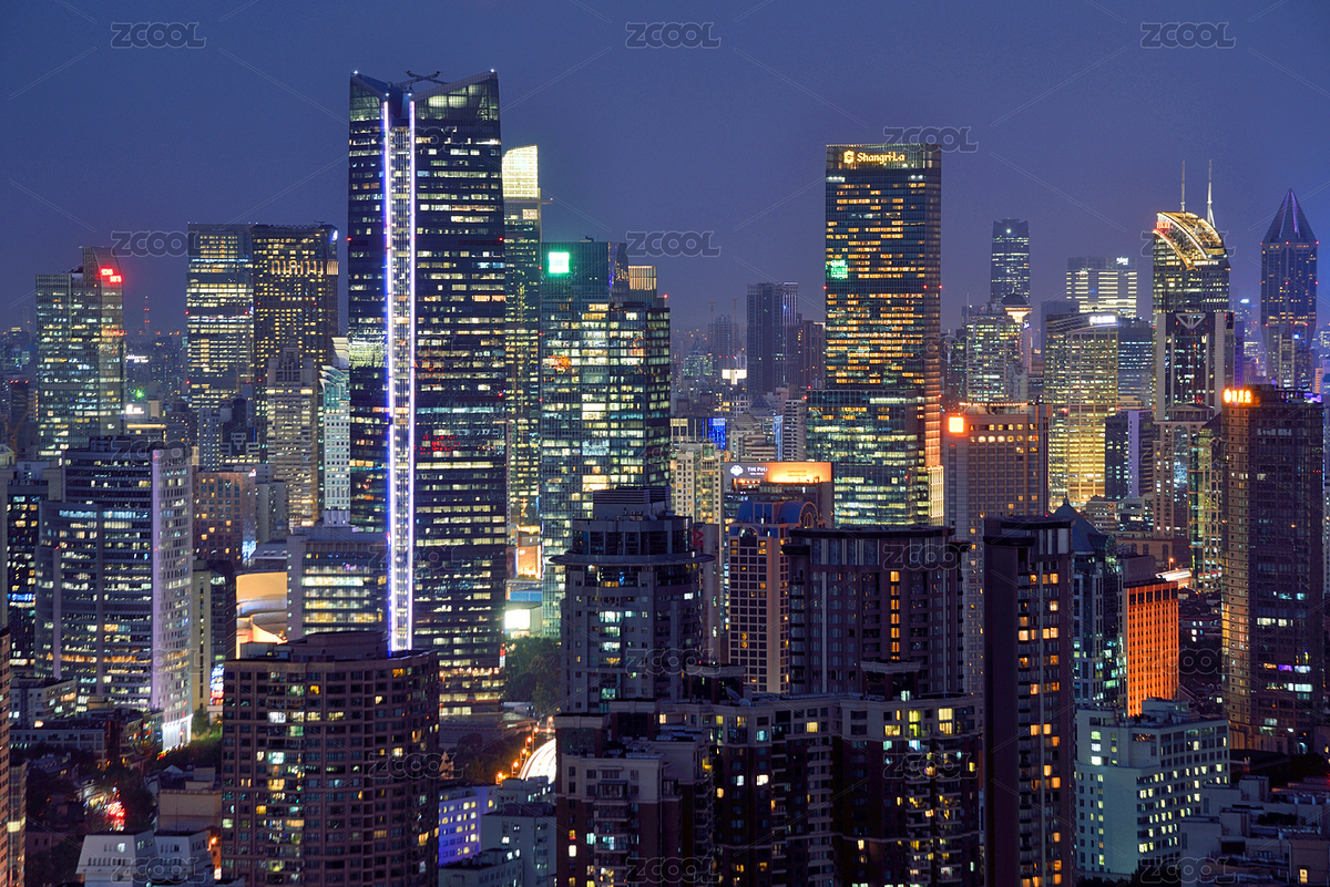 上海浦西靜安城市建筑風(fēng)光夜景（主預(yù)覽-7599263） - 未分類 - 站酷設(shè)計(jì)師lokya原創(chuàng)素材 - 站酷ZCOOL