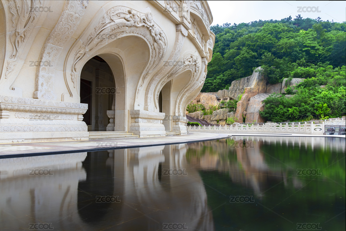 中国江苏省南京市江宁区牛首山风景区佛顶寺佛顶宫佛顶塔风光（主预览-686492） - 未分类 - 站酷设计师小炮儿666原创素材 - 站酷ZCOOL