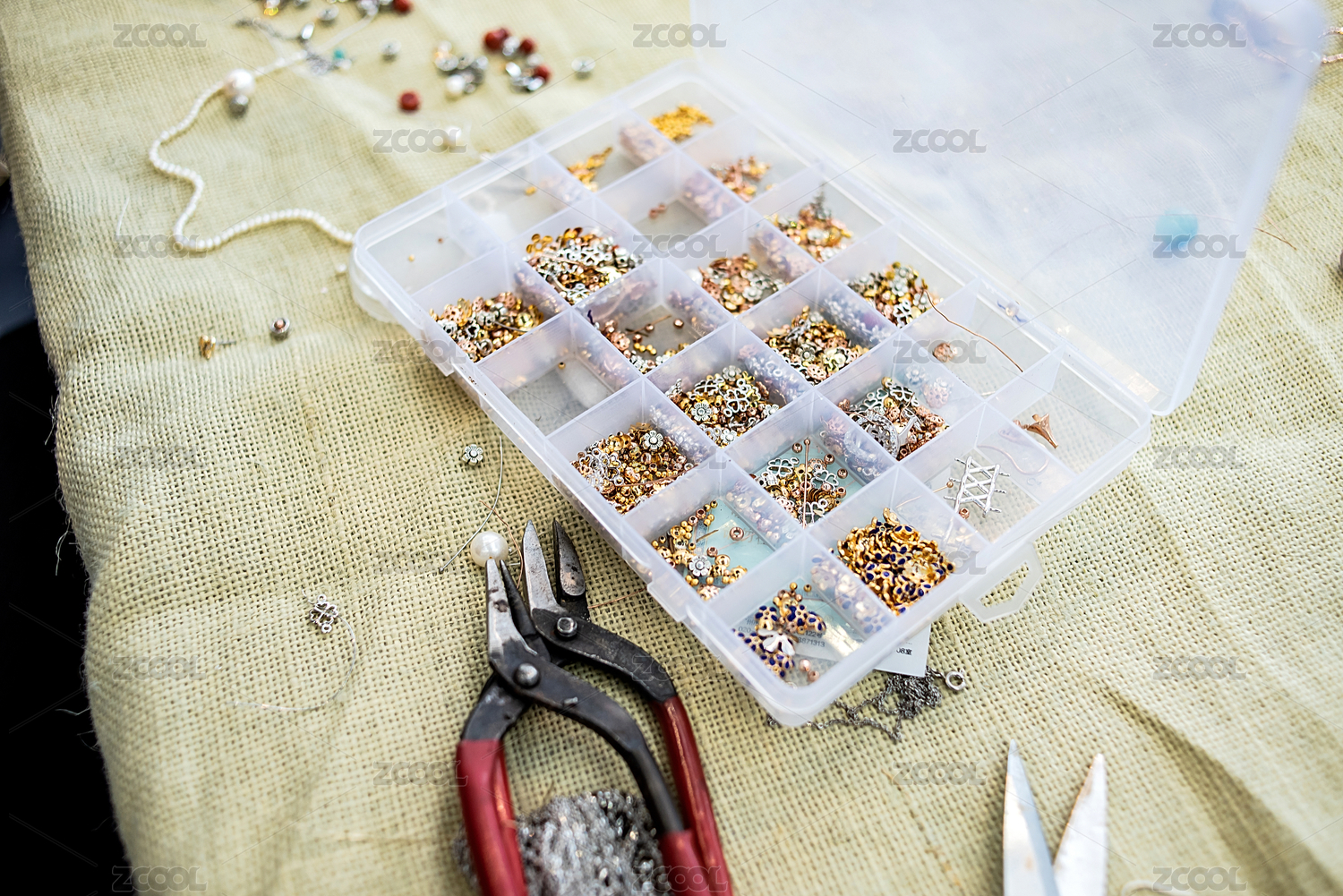 手工珠宝饰品制作过程/珠宝设计