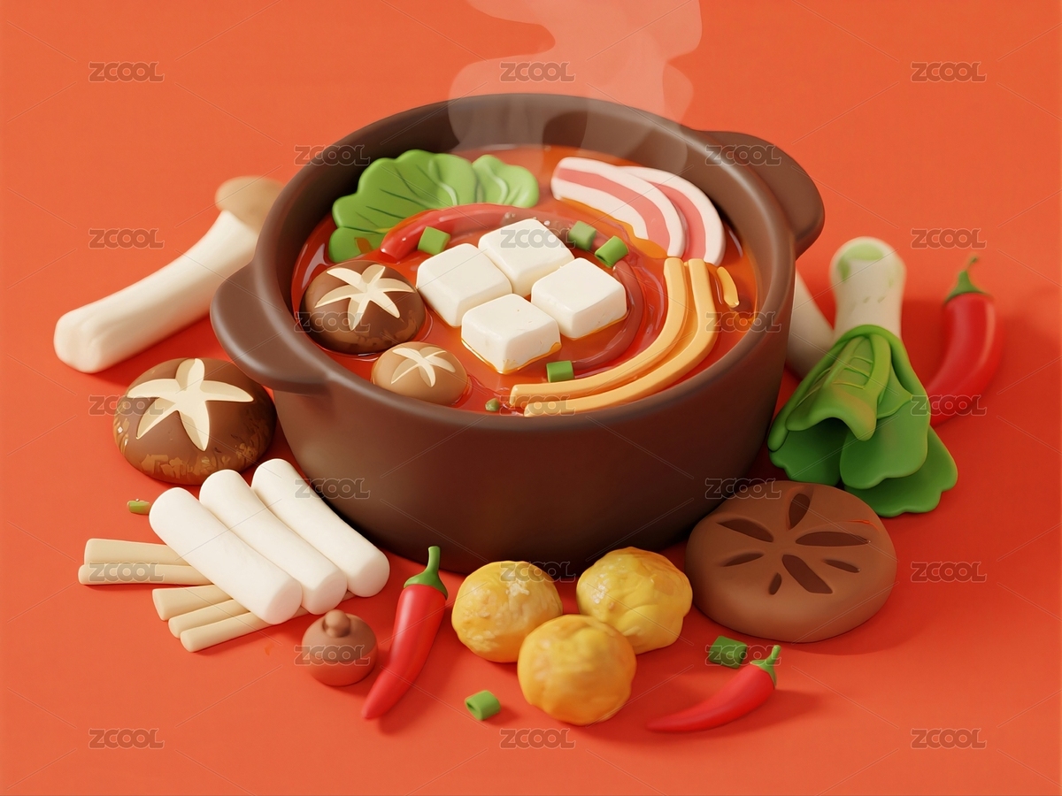 韩式部队火锅食材集合（主预览-10996375） - 未分类 - 站酷设计师狂野设计素材库原创素材 - 站酷ZCOOL