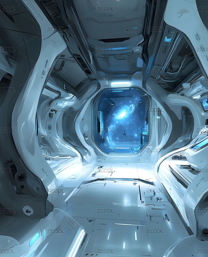 宇宙空間站基站插畫背景圖（主預(yù)覽-8716351） - 未分類 - 站酷設(shè)計師一哥是大哥原創(chuàng)素材 - 站酷ZCOOL