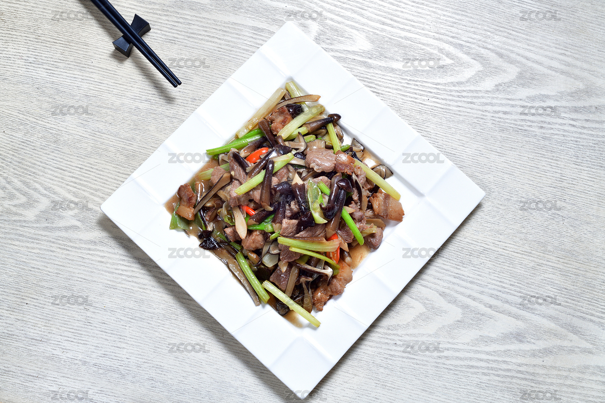 一盤芹菜黑皮雞樅菇炒肉片（主預(yù)覽-6258364） - 未分類 - 站酷設(shè)計師云從影原創(chuàng)素材 - 站酷ZCOOL