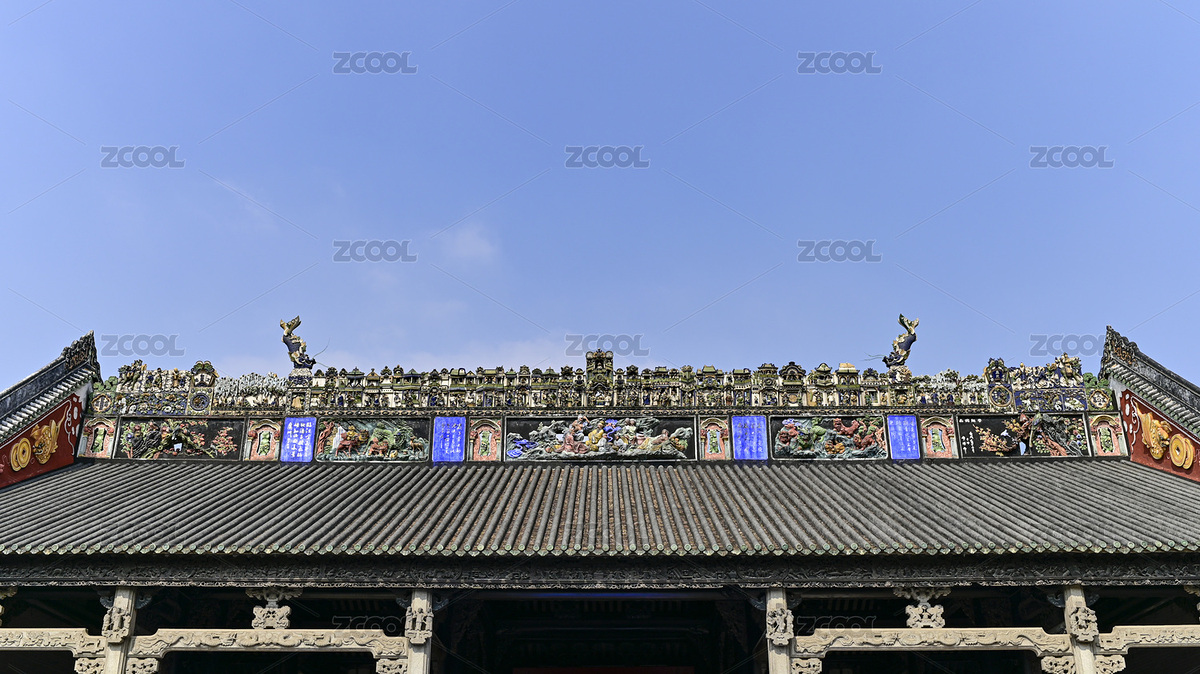 廣州陳家祠堂景區(qū)景觀（主預覽-5001756） - 未分類 - 站酷設計師點映原創(chuàng)素材 - 站酷ZCOOL
