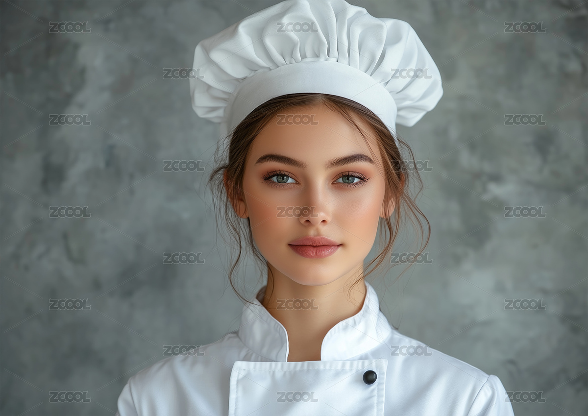一個(gè)可愛漂亮的女廚師（主預(yù)覽-8610270） - 未分類 - 站酷設(shè)計(jì)師曇華碎影原創(chuàng)素材 - 站酷ZCOOL