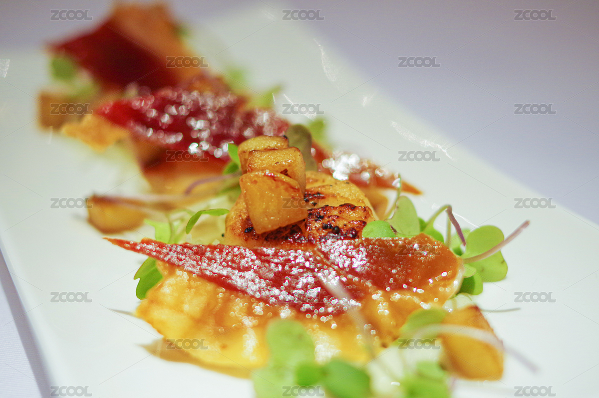 煎帶子貝柱瑤柱配火腿西餐前菜特寫（主預(yù)覽-4102779） - 未分類 - 站酷設(shè)計(jì)師gtftd原創(chuàng)素材 - 站酷ZCOOL