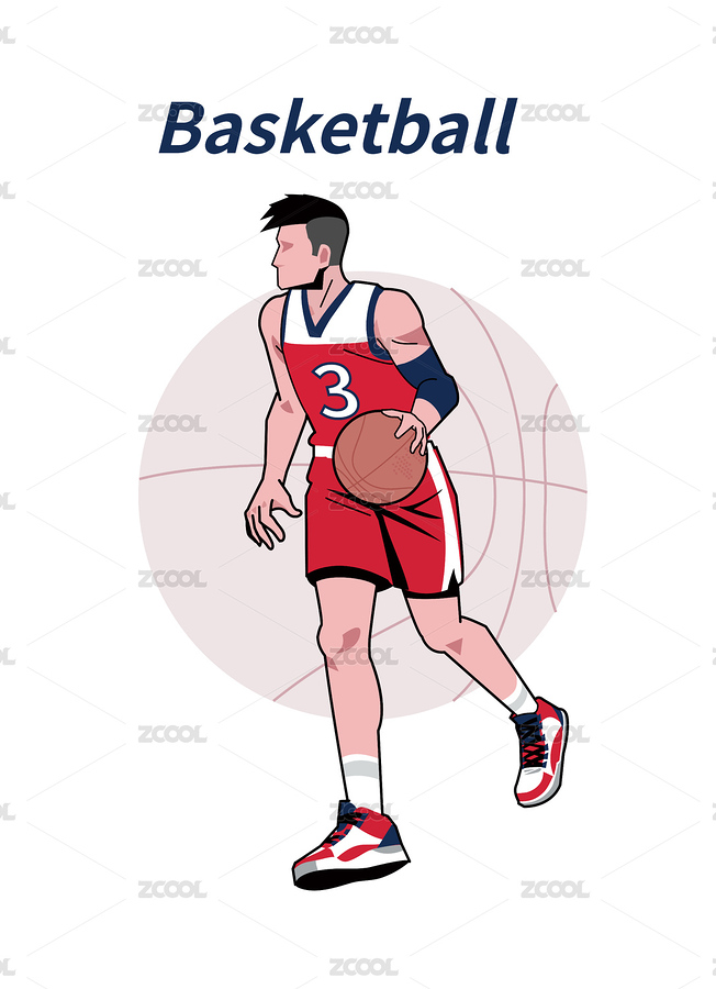 穿運(yùn)動(dòng)服的男子打籃球 運(yùn)動(dòng)矢量插畫（主預(yù)覽-7494561） - 未分類 - 站酷設(shè)計(jì)師鉛筆頭子520原創(chuàng)素材 - 站酷ZCOOL