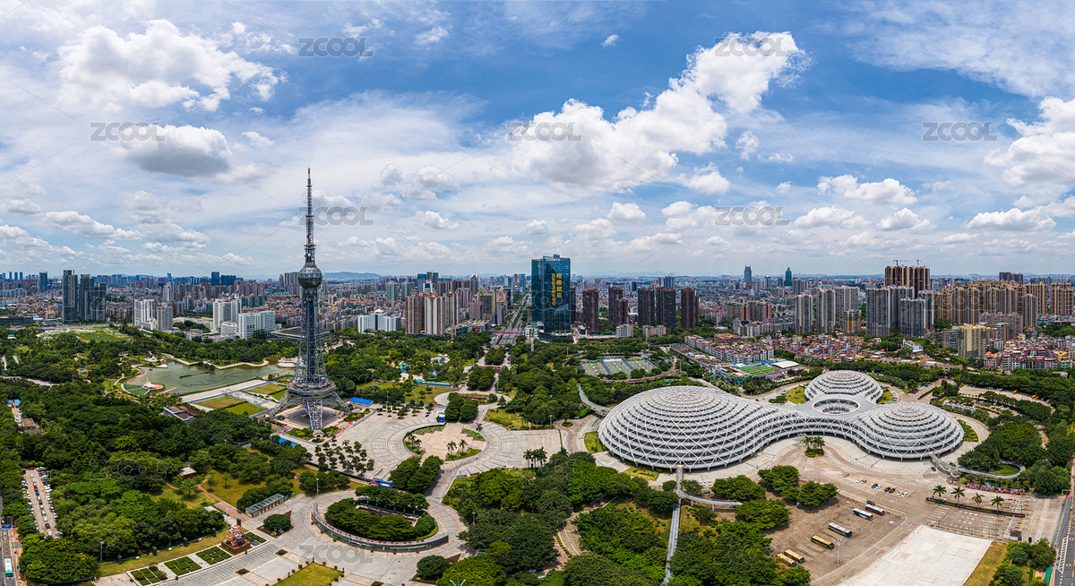 佛山城市風(fēng)光，嶺南明珠體育館和佛山電視塔（主預(yù)覽-3690372） - 未分類 - 站酷設(shè)計(jì)師AdolescentChat原創(chuàng)素材 - 站酷ZCOOL