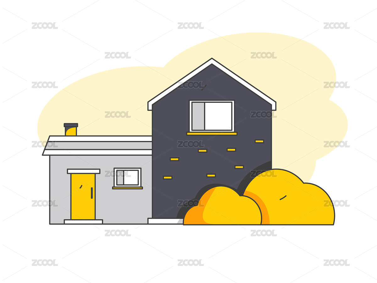 城市中的屋子建筑矢量概念運營插畫（主預(yù)覽-8943138） - 未分類 - 站酷設(shè)計師MonkeyLuffy123原創(chuàng)素材 - 站酷ZCOOL