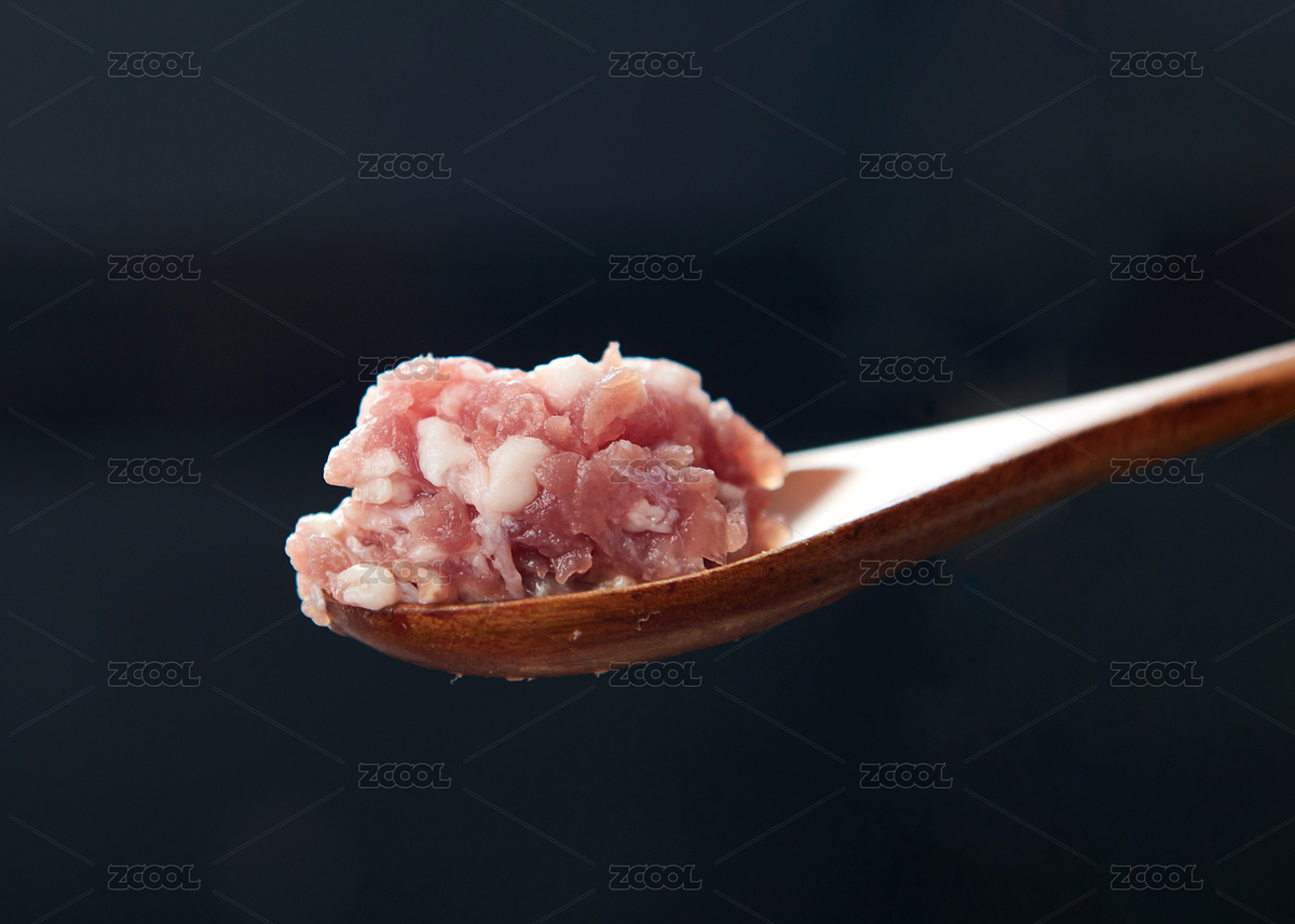 勺子里的豬肉餡（主預(yù)覽-299539） - 未分類(lèi) - 站酷設(shè)計(jì)師密斯楊攝影原創(chuàng)素材 - 站酷ZCOOL