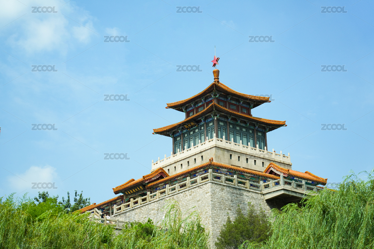 济南南护城河解放阁（主预览-12228110） - 未分类 - 站酷设计师hmykxla原创素材 - 站酷ZCOOL