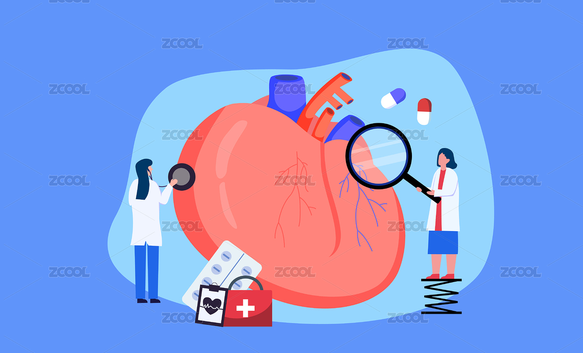 心脏病专家检查心脏（主预览-4102232） - 未分类 - 站酷设计师ZJjj9原创素材 - 站酷ZCOOL