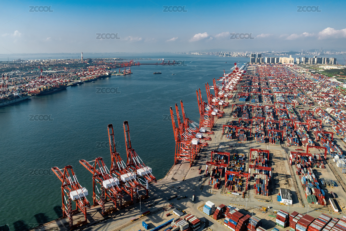自動化集裝箱商用碼頭航拍（主預(yù)覽-345834） - 未分類 - 站酷設(shè)計師sayapapa原創(chuàng)素材 - 站酷ZCOOL