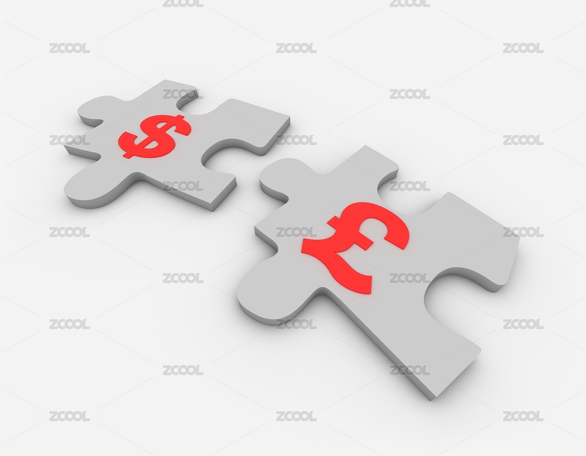 拼圖與貨幣符號，金融經(jīng)濟(jì)合作與團(tuán)隊(duì)，解決方案， 美元與英鎊符號（主預(yù)覽-8738632） - 未分類 - 站酷設(shè)計(jì)師yongheng1996原創(chuàng)素材 - 站酷ZCOOL