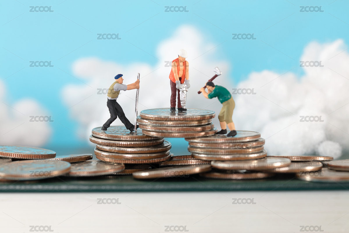 微縮世界里的工人人偶發(fā)現(xiàn)在書本上的財(cái)富并（主預(yù)覽-2645917） - 未分類 - 站酷設(shè)計(jì)師小羽怪原創(chuàng)素材 - 站酷ZCOOL