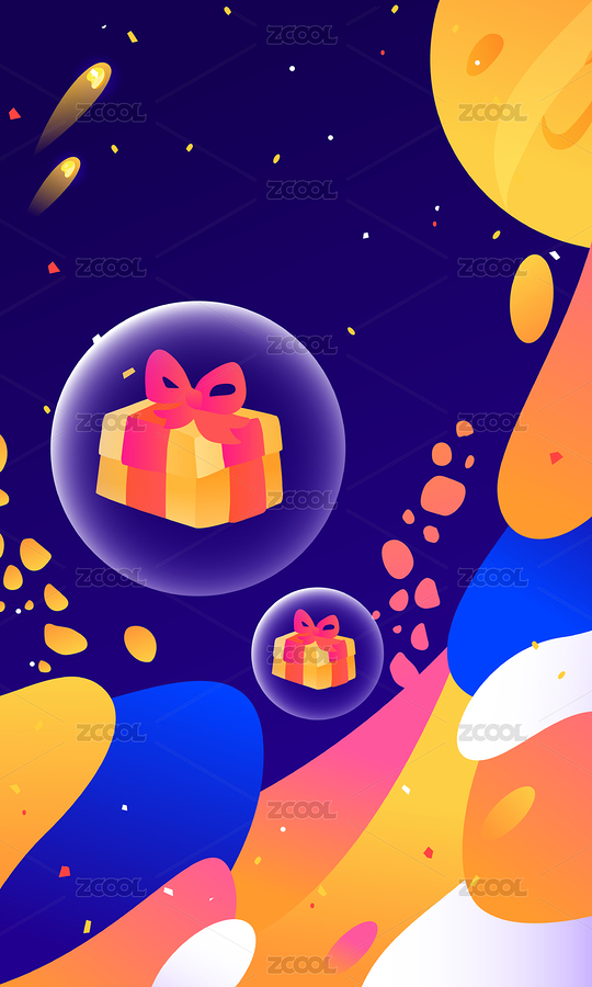 卡通理財(cái)紅包活動金融概念背景矢量插畫（主預(yù)覽-6269385） - 未分類 - 站酷設(shè)計(jì)師keeein原創(chuàng)素材 - 站酷ZCOOL