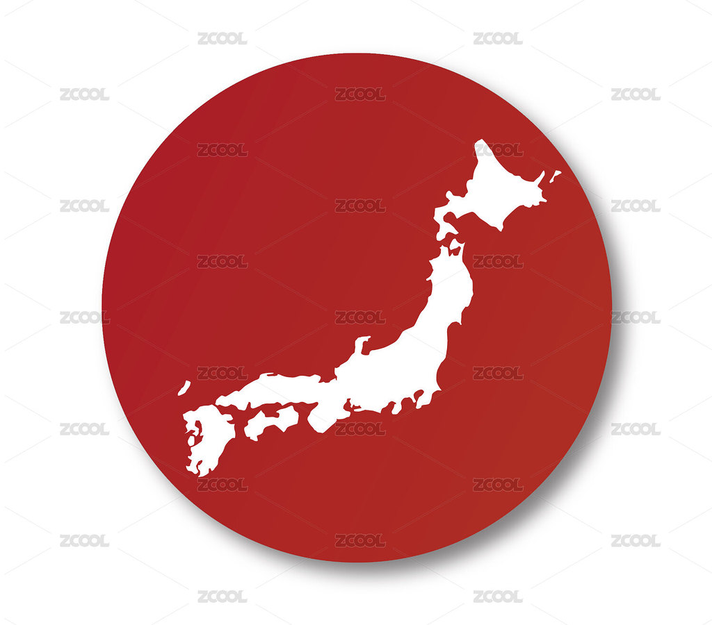 日本地图国旗标志。适合使用日本产品·日本旅游等等（主预览-1164501） - 未分类 - 站酷设计师suma_illustrator原创素材 - 站酷ZCOOL