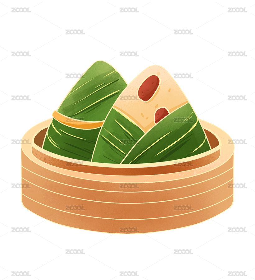 簡(jiǎn)約創(chuàng)意國(guó)風(fēng)線條粽子端午插畫(huà)（主預(yù)覽-6293321） - 未分類 - 站酷設(shè)計(jì)師之一丶Design原創(chuàng)素材 - 站酷ZCOOL