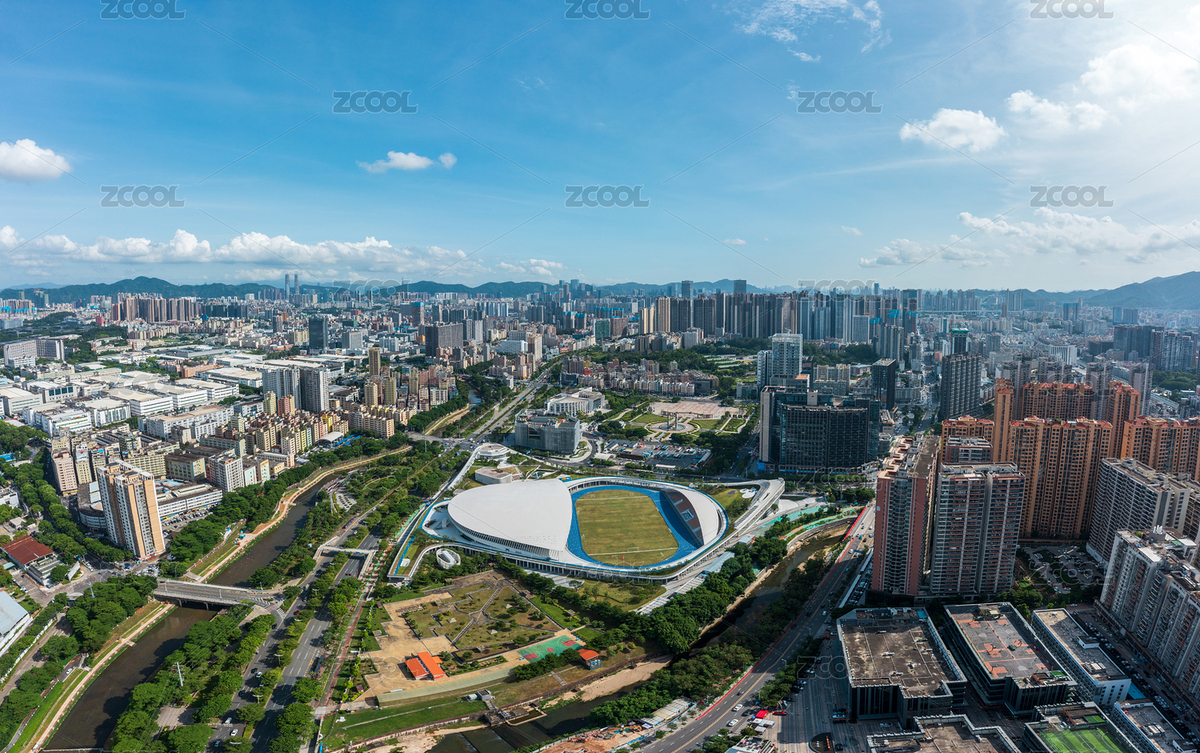 廣東省深圳龍華文體中心全景航拍（主預(yù)覽-5778672） - 未分類(lèi) - 站酷設(shè)計(jì)師陳爍明原創(chuàng)素材 - 站酷ZCOOL