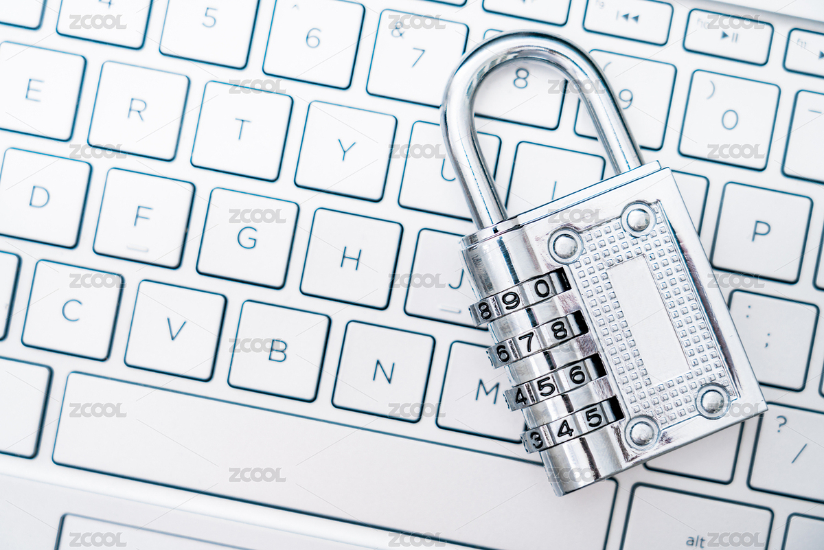 一把密码锁放在电脑键盘上（主预览-4014098） - 未分类 - 站酷设计师Govan原创素材 - 站酷ZCOOL