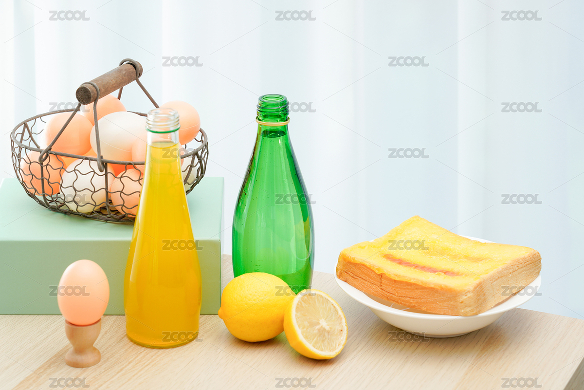 桌面上的一籃筐雞蛋和吐司切片面包早餐（主預(yù)覽-7445634） - 未分類 - 站酷設(shè)計師calvin99原創(chuàng)素材 - 站酷ZCOOL