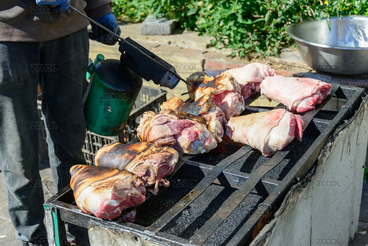 中國東北黑龍江特色街頭美食烤豬蹄（主預覽-5538784） - 未分類 - 站酷設計師GiannCheng原創(chuàng)素材 - 站酷ZCOOL