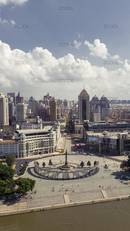 哈爾濱防洪紀念塔航拍（主預覽-4752162） - 未分類 - 站酷設計師晗嘻嘻原創(chuàng)素材 - 站酷ZCOOL