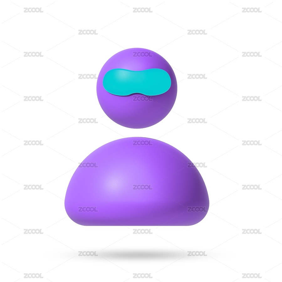 紫色的帶著VR眼鏡的人物頭像圖標(biāo)（主預(yù)覽-3622452） - 未分類 - 站酷設(shè)計(jì)師jilky原創(chuàng)素材 - 站酷ZCOOL