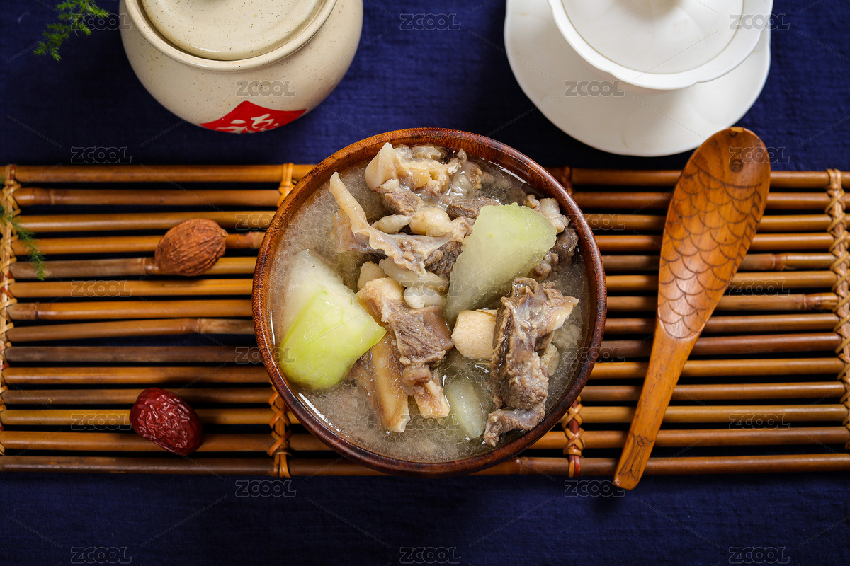 滋補(bǔ)美味湯菜美食冬瓜骨頭湯（主預(yù)覽-6360022） - 未分類 - 站酷設(shè)計(jì)師曇華碎影原創(chuàng)素材 - 站酷ZCOOL