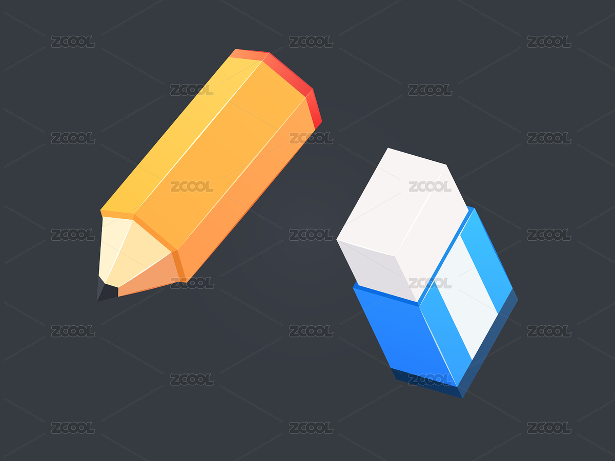 文具铅笔橡皮扁平化3D立体渐变风格矢量图标插画插图排版设计（主预览-2643716） - 未分类 - 站酷设计师null4242原创素材 - 站酷ZCOOL