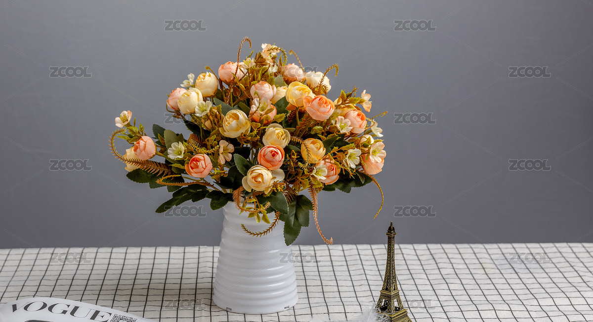 擺放在桌面上花瓶里的裝飾假花（主預(yù)覽-7029843） - 未分類 - 站酷設(shè)計(jì)師lilyhello原創(chuàng)素材 - 站酷ZCOOL