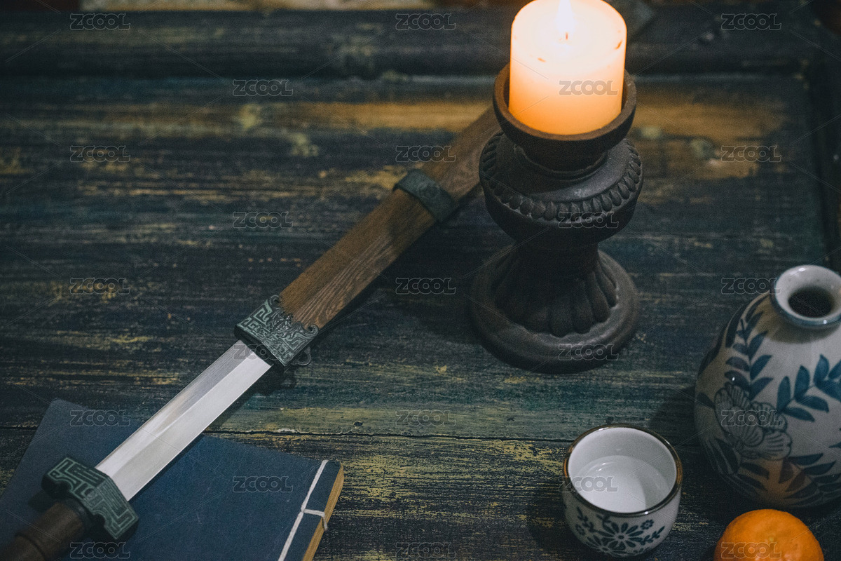 复古风格宝剑，剑刃锋利，摆放在桌上（主预览-7830846） - 未分类 - 站酷设计师汉大将军袁绍原创素材 - 站酷ZCOOL