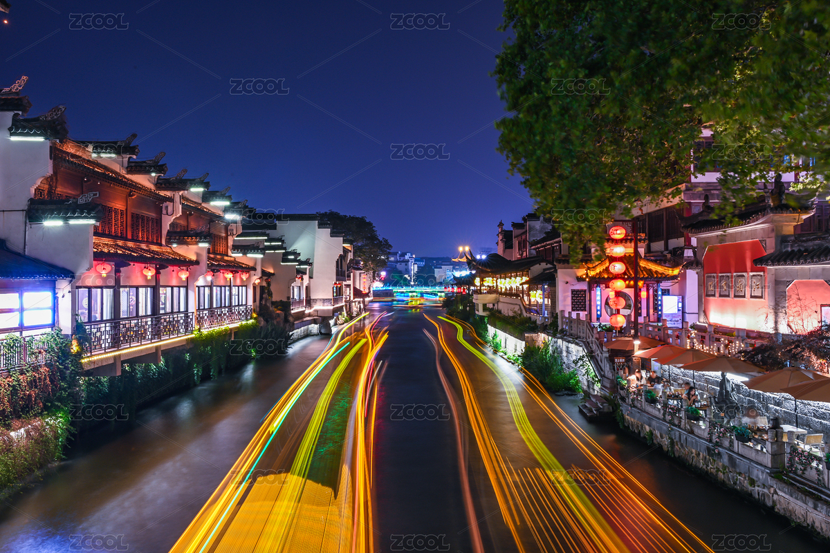 南京夫子廟秦淮河夜景（主預覽-10242055） - 未分類 - 站酷設計師Z064109781原創(chuàng)素材 - 站酷ZCOOL