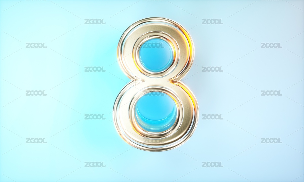 3D渲染數(shù)字8（主預(yù)覽-8205718） - 未分類 - 站酷設(shè)計(jì)師njnjl原創(chuàng)素材 - 站酷ZCOOL