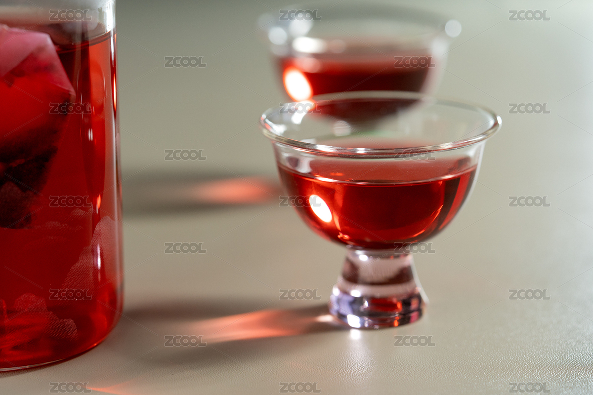 裝在清透玻璃內(nèi)里的紅色果茶（主預(yù)覽-9454323） - 未分類 - 站酷設(shè)計(jì)師淡淡紅原創(chuàng)素材 - 站酷ZCOOL