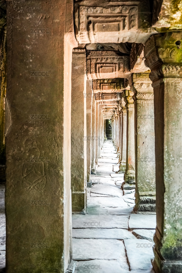 柬埔寨塔普倫寺中的回廊遺址（主預覽-5762587） - 未分類 - 站酷設計師calvin99原創(chuàng)素材 - 站酷ZCOOL