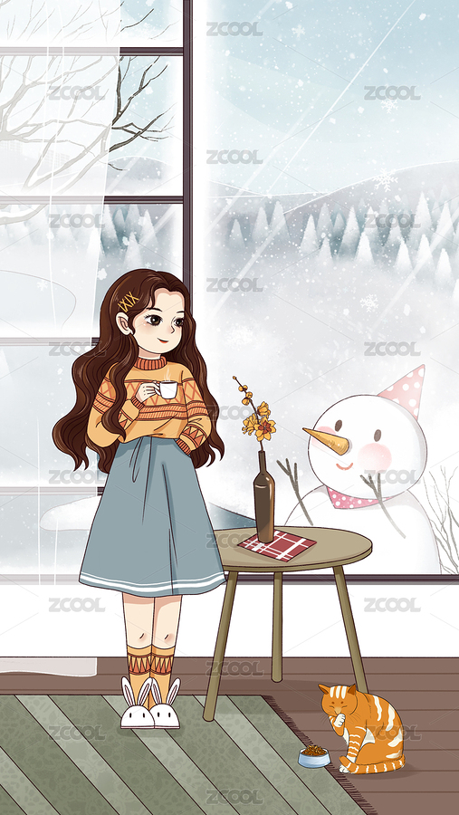 大雪節(jié)氣（主預(yù)覽-3610870） - 未分類 - 站酷設(shè)計師十一的雜貨鋪原創(chuàng)素材 - 站酷ZCOOL