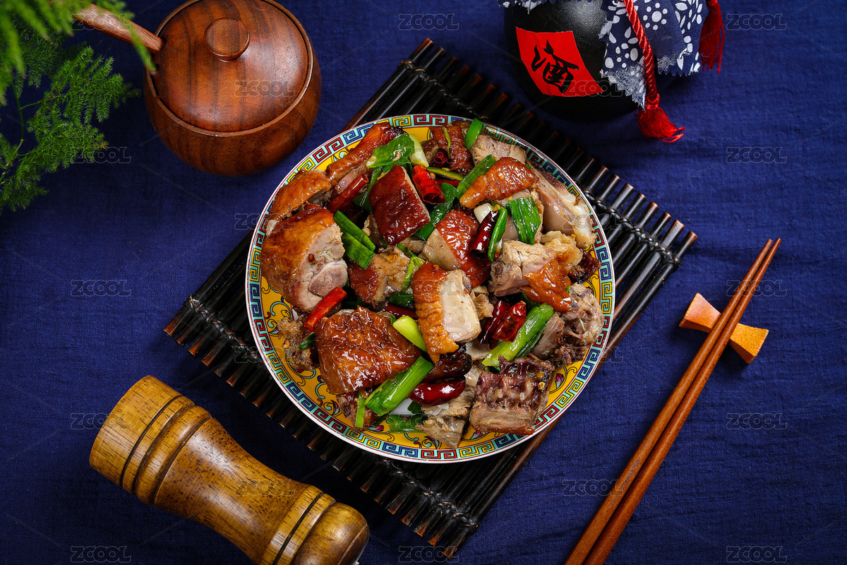 特色農(nóng)家菜小炒脆皮鴨（主預(yù)覽-7827257） - 未分類 - 站酷設(shè)計師曇華碎影原創(chuàng)素材 - 站酷ZCOOL