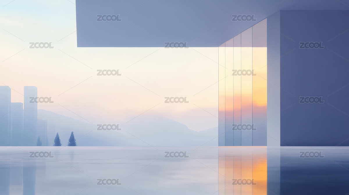 現(xiàn)代建筑與日落（主預(yù)覽-8857445） - 未分類 - 站酷設(shè)計(jì)師Rimage原創(chuàng)素材 - 站酷ZCOOL