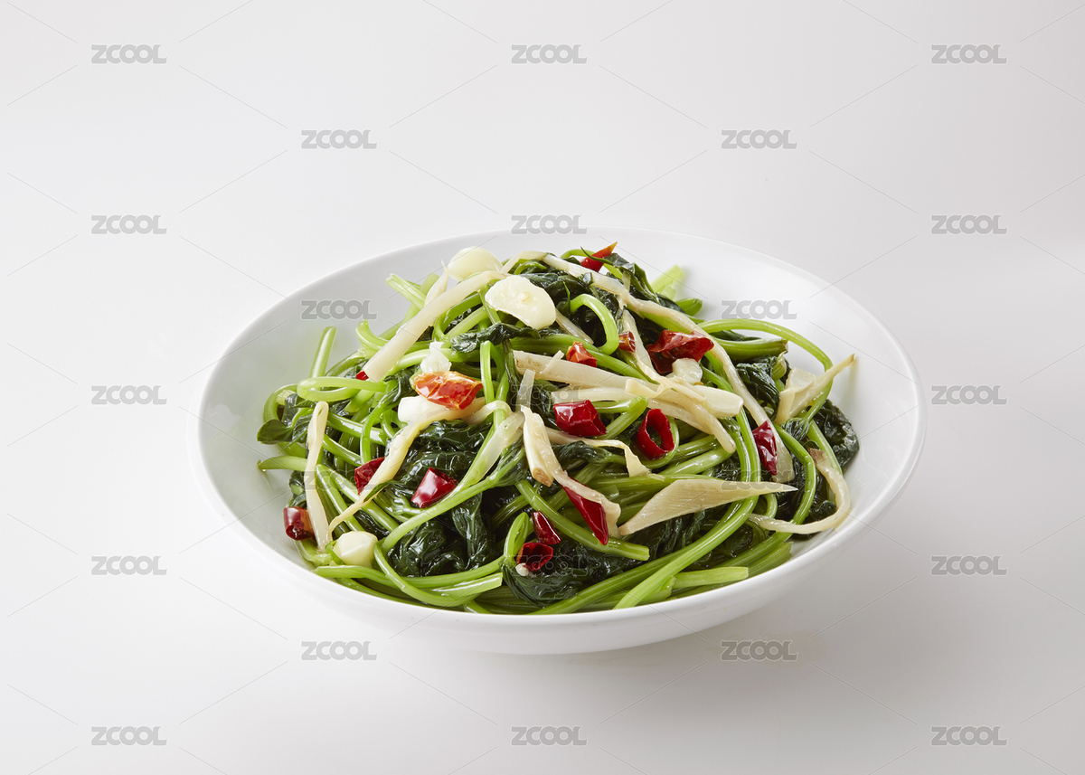 美味的中式炒菜，蒜炒紅薯葉（主預(yù)覽-1803104） - 未分類 - 站酷設(shè)計(jì)師lichaoshu原創(chuàng)素材 - 站酷ZCOOL