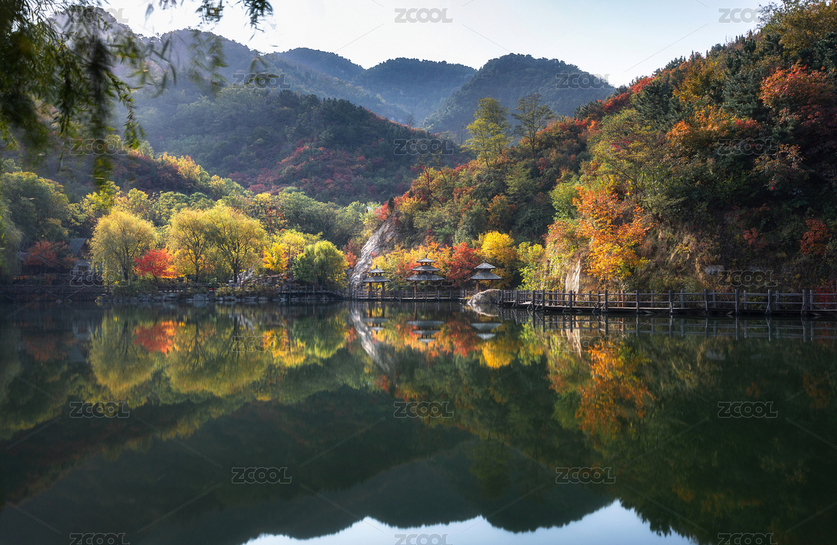 中國(guó)山東濟(jì)南九如山深秋紅葉（主預(yù)覽-1006015） - 未分類(lèi) - 站酷設(shè)計(jì)師巴塞羅那國(guó)際莊原創(chuàng)素材 - 站酷ZCOOL